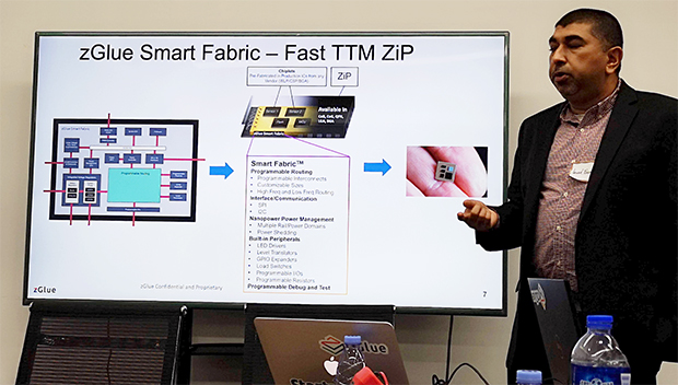 Smart Fabricについて説明してくれるCTOのJawad Nasrullah。